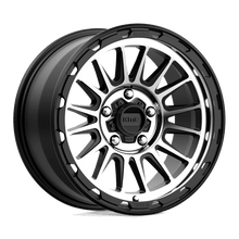 Load image into Gallery viewer, KM542 17X9 5X5.0 S-BLK MACH 18MM
