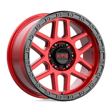 Load image into Gallery viewer, KM544 18X9 6X5.5 C-RED BLK-LP 18MM