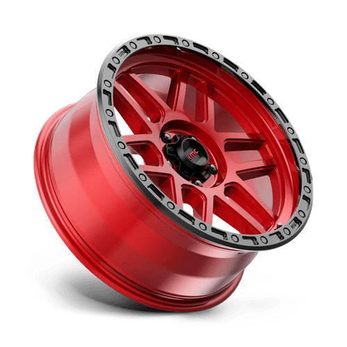 KM544 17X9 5X5.0 C-RED BLK-LP -12MM