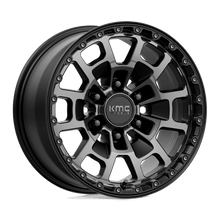 Load image into Gallery viewer, KM718 17X8.5 6X135 S-BLK GTCC 18MM
