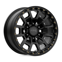 Load image into Gallery viewer, KM718 17X8.5 6X135 S-BLK 18MM