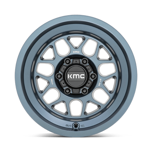 KM725 17X9 6X5.5 MTL-BLUE -38MM