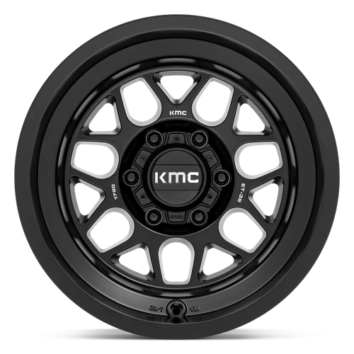 KM725 17X9 6X5.5 S-BLK -38MM