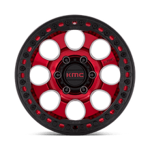 Load image into Gallery viewer, KM237 17X9 6X5.5 C-RED-BLK-RG -38MM