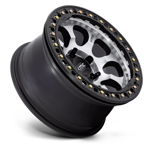 KM237 17X9 5X5.0 MACH-FC-BLK -38MM