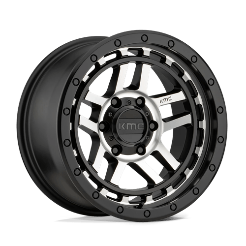 KM540 18X8.5 6X135 S-BLK MACH 00MM