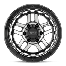Load image into Gallery viewer, KM540 17X8.5 6X120 S-BLK MACH 18MM