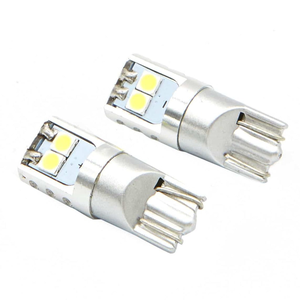 Lucas Lighting L-T106 T10 194 6 LED CANBUS High Output Bulb Pair (2 Bulbs) White