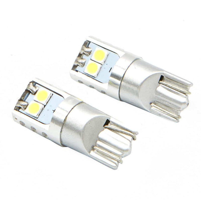 Lucas Lighting L-T106 T10 194 6 LED CANBUS High Output Bulb Pair (2 Bulbs) White