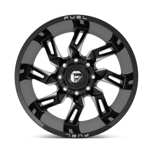 D747 20X10 6X5.5 GL-BLK-MIL -18MM
