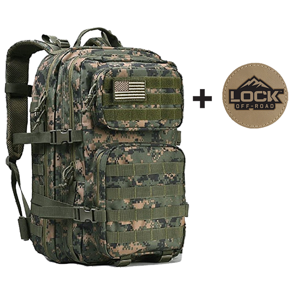 Lock Off-Road Wheels Tactical Backpack