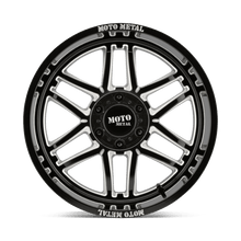 Load image into Gallery viewer, MO992 22X10 8X6.5 G-BLK MILL -18MM