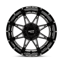 Load image into Gallery viewer, MO993 18X8.5 6X5.5 G-BLK MILL 18MM