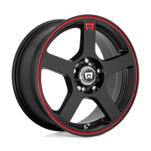 Load image into Gallery viewer, MR116 16X7 5X4.25/4.5 M-BLK RED-STR 40MM