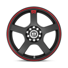 Load image into Gallery viewer, MR116 18X8 5X100/4.5 M-BLK RED-STR 45MM