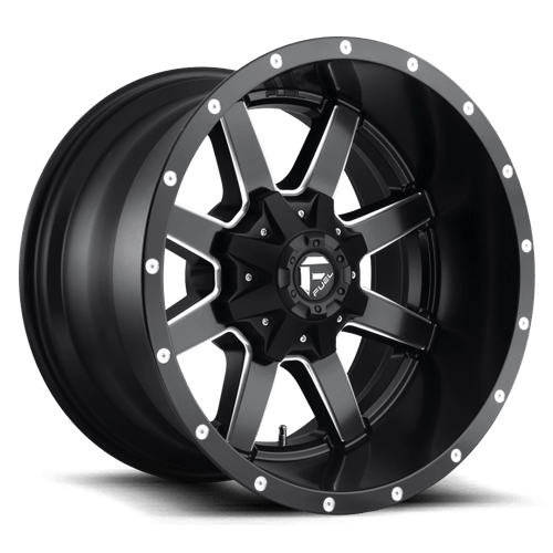 D538 20X12 8X6.5 MT-BLK-MIL -44MM