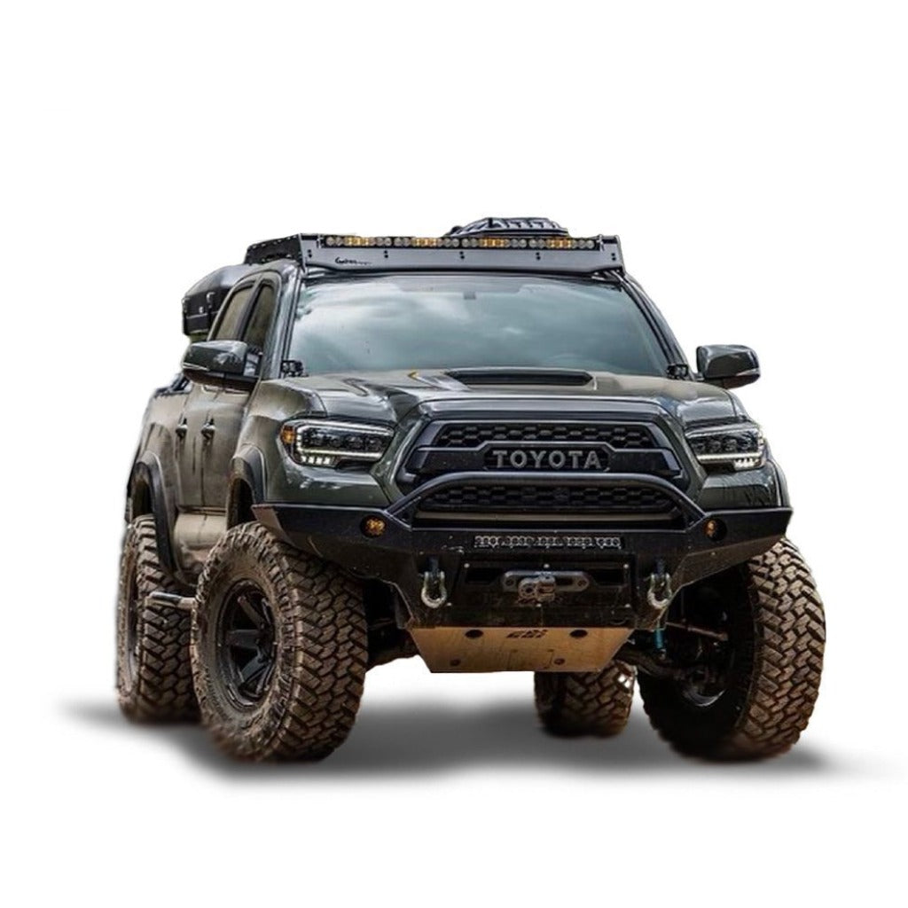 PRINSU Toyota 2nd-3rd Gen Tacoma Double Cab 2005-2023 Roof Rack - Cali Raised Offroad