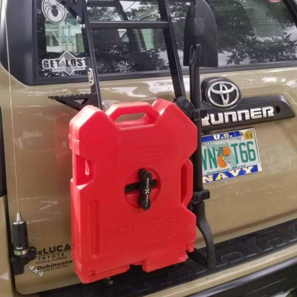 C4 Fabrication 2010+ 5th Gen Toyota 4Runner Summit Hatch Ladder Rotopax Mount Bracket - 1100-6210-RP