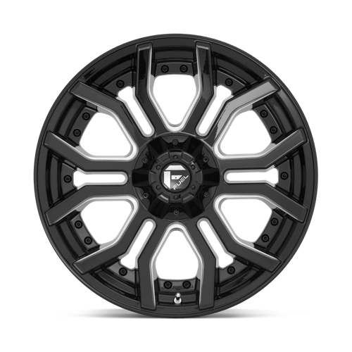 D711 22X10 8X180 GL-BLK-MIL -18MM