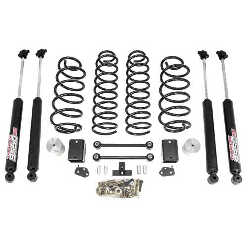 RL 2.5''C-SPRNG KIT BLCK W/TERAFLEX SHKS