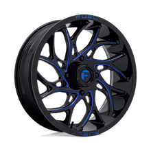 Load image into Gallery viewer, D778 20X7 4X156 G-BLK-MILL-BLU 13MM