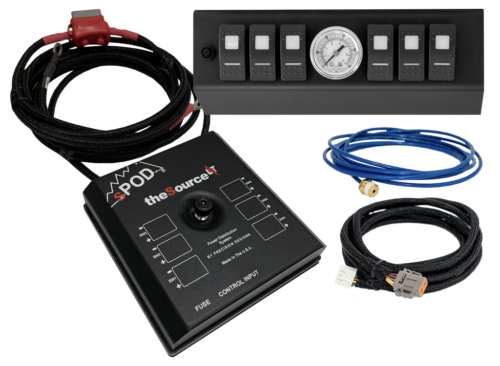 SourceLT w/ Air Gauge and Amber LED Switch Panel for JK 2007-2008 -