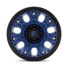 Load image into Gallery viewer, D827 17X9 6X5.5 DK-BLUE BLK-RG 1MM
