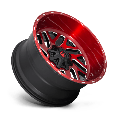 D691 22X10 8X180 BRSH-RED-MIL -18MM