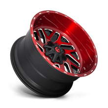 Load image into Gallery viewer, D691 22X10 8X180 BRSH-RED-MIL -18MM