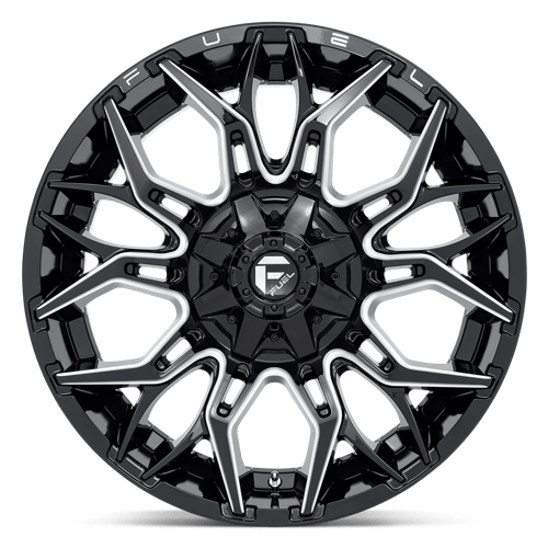 D769 22X10 8X6.5 G-BLK-MILL -18MM