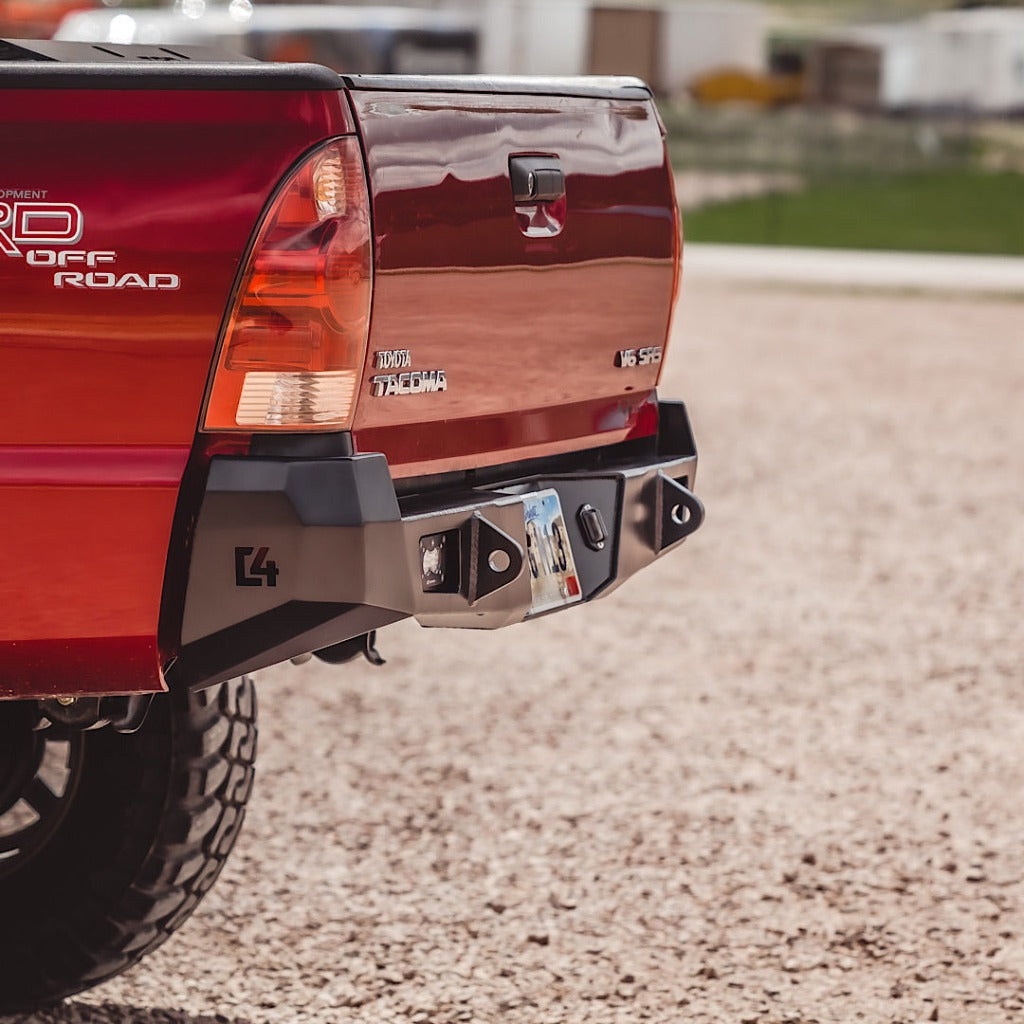 C4 Fabrication 05-15 2nd Gen Toyota Tacoma Overland Rear Bumper - 1200-4205