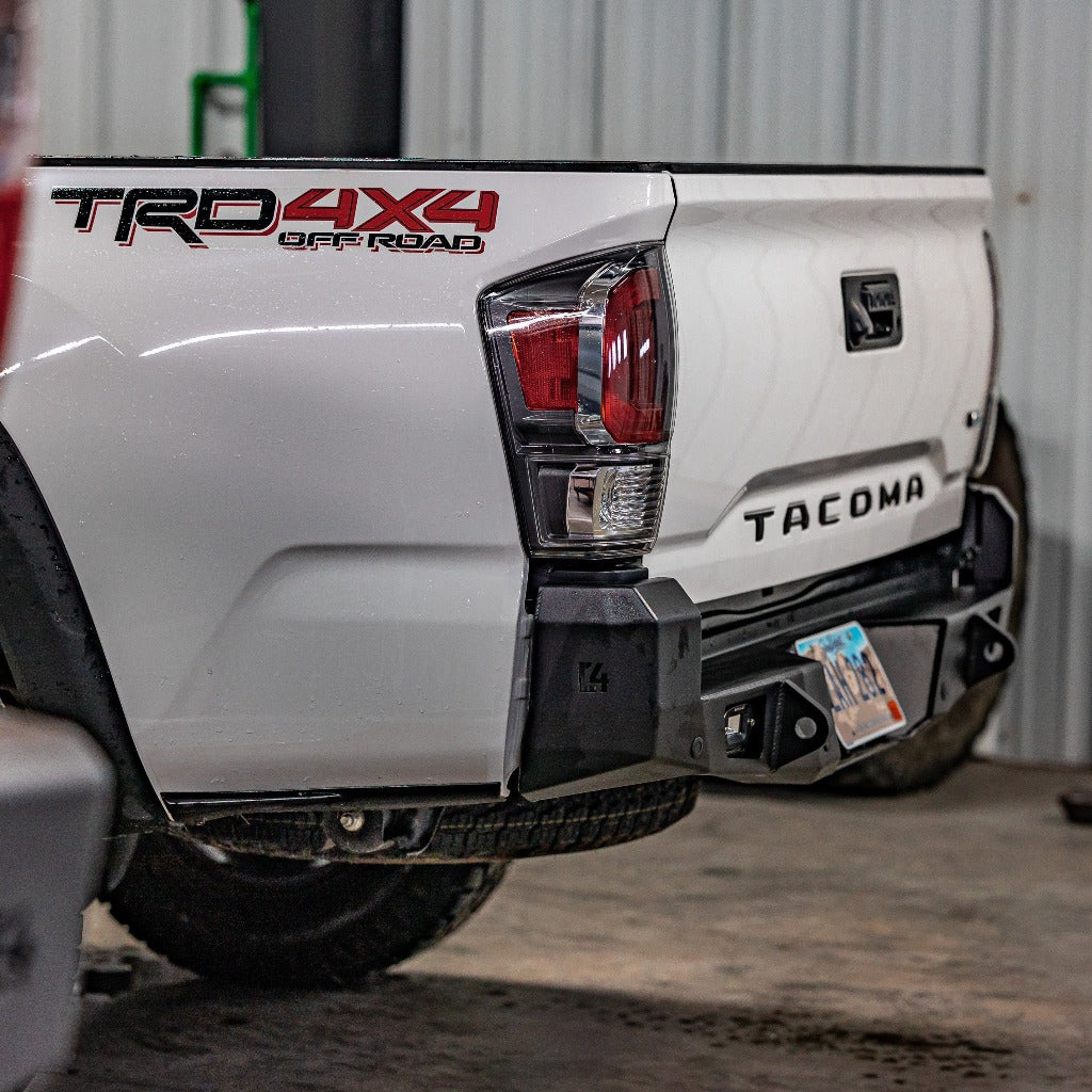 C4 Fabrication 16-23 3rd Gen Toyota Tacoma Overland Rear Bumper - 1200-4216