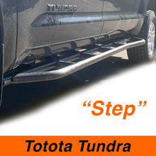 Load image into Gallery viewer, **14-21 TOYOTA TUNDRA STEP EDITION ROCK SLIDERS