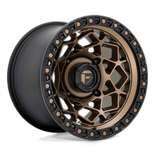 Load image into Gallery viewer, D785 15X7 4X137 BRZ M-BLK-RING 10MM