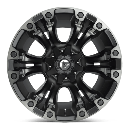 D851 20X10 6X135/5.5 M-BLK GRY -18MM