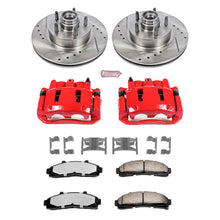 Load image into Gallery viewer, Power Stop 97-01 Mercury Mountaineer Front Z36 Truck &amp; Tow Kit w/Cals