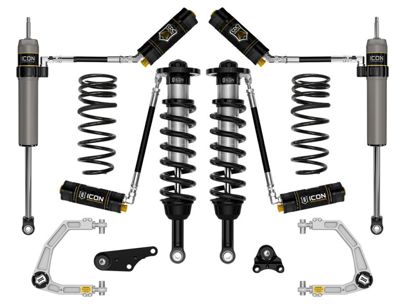 ICON 24 Tacoma 1.25-3in Stage 5 Suspension System Billet With Triple Rate Spring