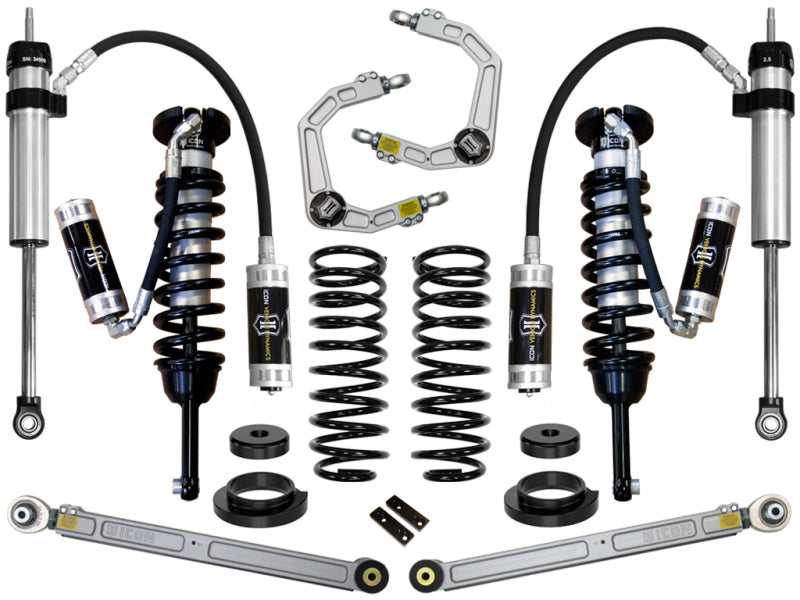 ICON 03-09 Gx470 0-3.5in Stage 5 Suspension System w/ Billet Uca