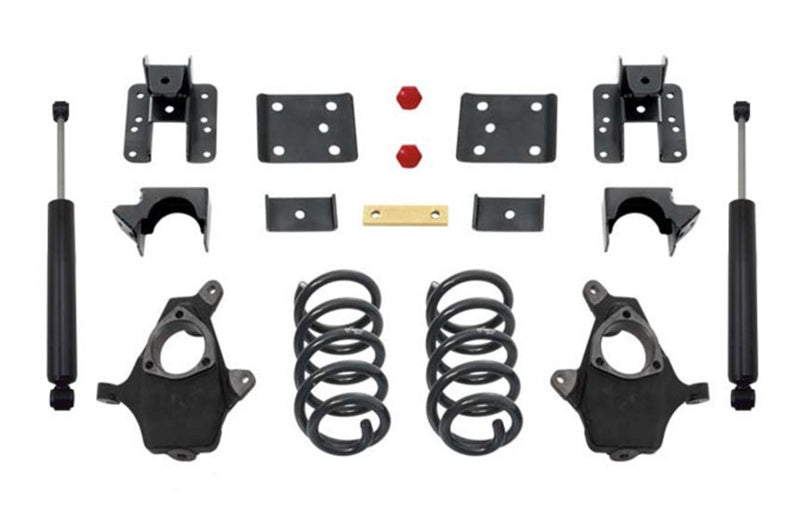 MaxTrac 14-16 GM C/K1500 2WD/4WD Extended/Crew Cab w/Cast Steel Susp. 3in/5in Lowering Kit