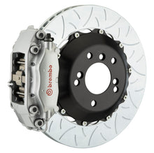 Load image into Gallery viewer, Brembo 99-04 996 Rear GT BBK 4 Piston Cast 345x28 2pc Rotor Slotted Type3-Silver