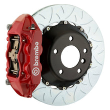 Load image into Gallery viewer, Brembo 02-07 Coupe/Spyder/04-07 GranSport Rr GT BBK 4 Pist Cast 380x28 2pc Rotor Slotted Type3-Red
