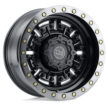 Load image into Gallery viewer, BRABR 17X8.5 6X5.5 G-GNBLK-MCH-DTLP 0MM