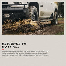 Load image into Gallery viewer, BFGoodrich All Terrain T/A KO3 LT285/75R17 128/125S