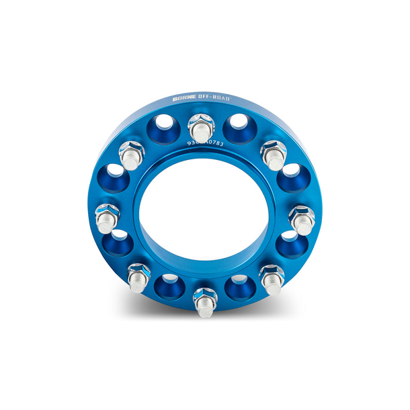 Mishimoto Borne Off-Road Wheel Spacers - 8X170 - 125 - 45mm - M14 - Blue