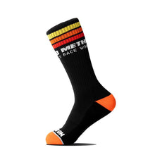 Load image into Gallery viewer, Method Classic Stripes Logo Performance Socks - Black
