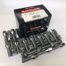 Load image into Gallery viewer, Raceline 14x1.5 1.55in L/Bolt Conical Chrome Lug Bolts (Set of 24)