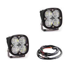 Load image into Gallery viewer, Squadron Sport Black LED Light Pod Pair (Wide Cornering, Clear)