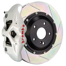 Load image into Gallery viewer, Brembo 12-16 991.1 C2 Rear GT BBK 4 Piston Cast 380x28 2pc Rotor Slotted Type1-White
