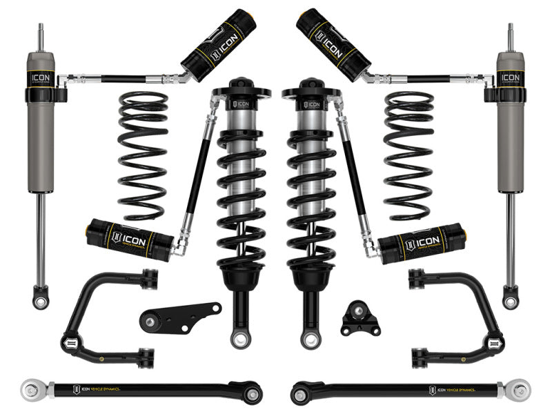 ICON 24 Tacoma 1.25-3in Stage 7 Suspension System Tubular With Triple Rate Spring