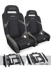Load image into Gallery viewer, PRP Polaris RZR 570 GT3 Suspension Seats Kit (Pair) - Black &amp; Gray